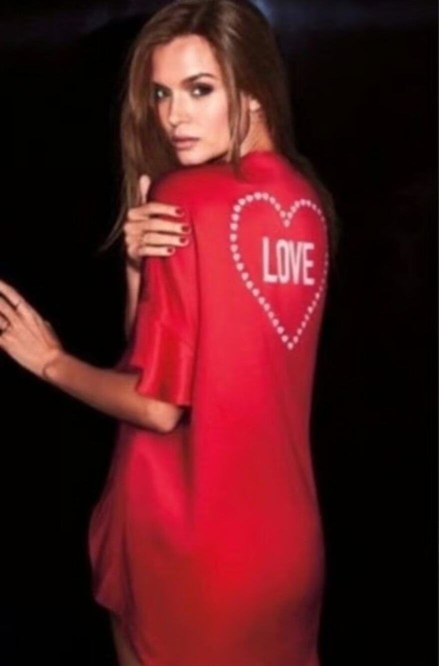 Victoria's Secret Red Valentine Love Cap Sleeve Short Robe One Size NWT MSRP $58